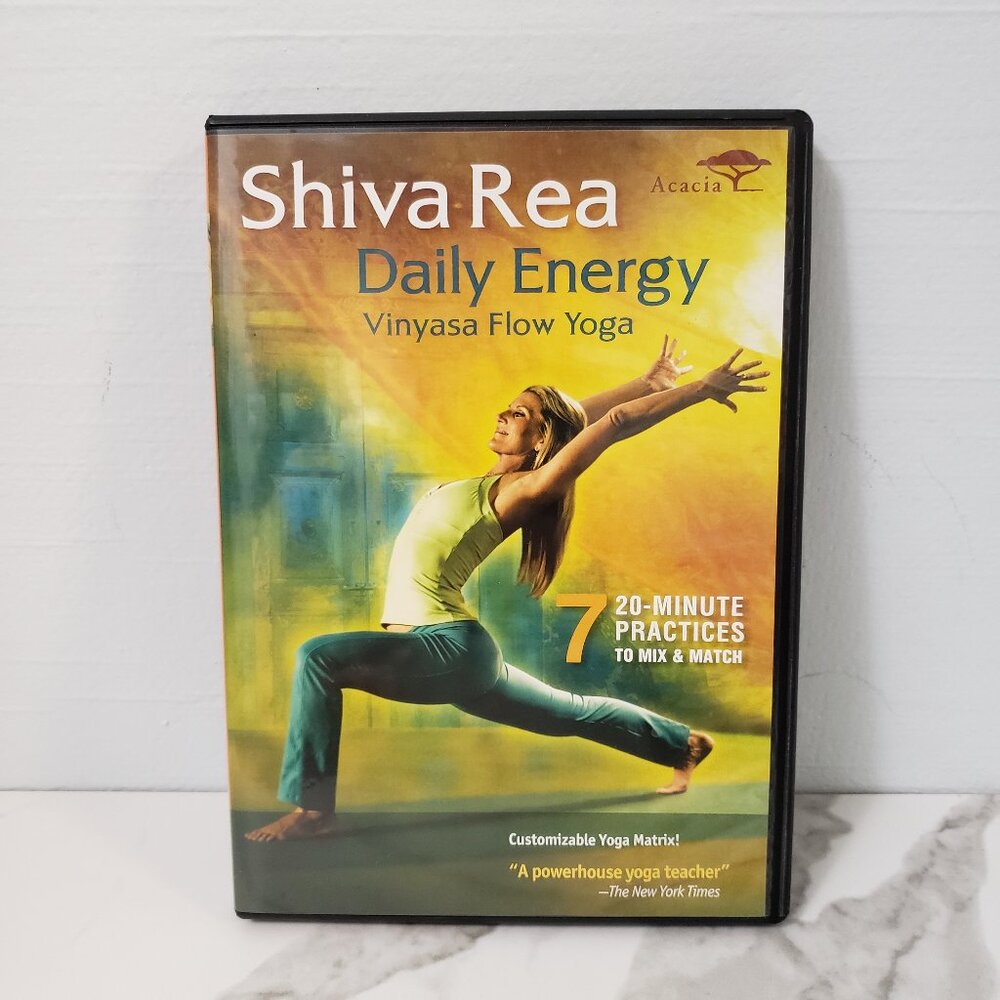 Shiva Rea Yoga DVD Daily Energy Vinyasa Flow exercise health fitness program